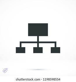 Graphic vector icon, stock vector illustration flat design style
