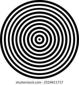 graphic vector illustration. 3d black and white circle suitable for use as design material 