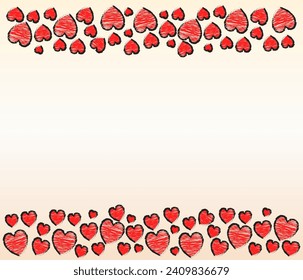 ilustración vectorial gráfica de
Los antecedentes del Día de San Valentín lleno de amor son rojos
adecuado para, como fondo fotográfico u objeto para alguien a quien amas