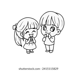 graphic vector illustration and black and white pencil drawing of a woman and a man looking at each other
Very nice, for Valentine's Day or something romantic