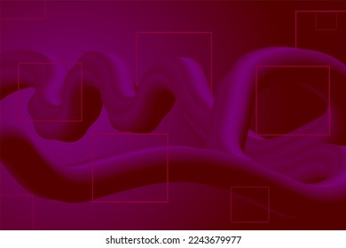ilustración vectorial gráfica, fondo de color púrpura abstracto de gradiente de fluido de diseño de placa y elemento de caja