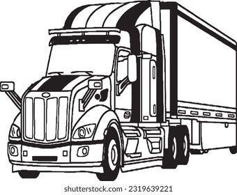 graphic vector illustration of
a cartoon of various types of industrial or plantation trucks
fit for design for learning methods or symbols