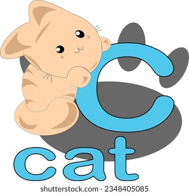 graphic vector illustration of
collection of animals in alphabetical order
fit for helping young children's learning
