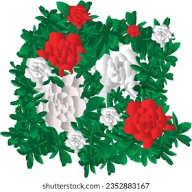 graphic vector illustration of
A colorful frangipani flower plant is suitable for a striped background for objects or wall decoration