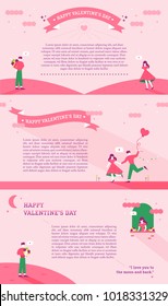 graphic vector illustration couple on valentine's day, love, romance, anniversary. Wallpaper, background, template