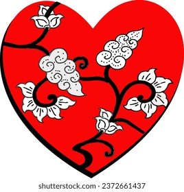 graphic vector illustration of
The design of an image of love or heart is suitable for a Valentine's Day celebration