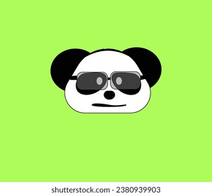 graphic vector illustration of
design a picture of an animal character called a panda
suitable for children's learning or emoticon icons