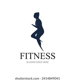 graphic vector illustration for fitness, gym sport, sports club perfect for branding gym,fitness center,etc