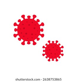 graphic vector illustration of a green virus. a form of virus that spreads disease. 3D rendering of the corona viruses Covid-19. coronavirus outbreak, virus floating in a cellular environment.