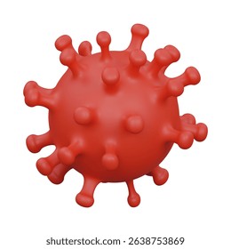 graphic vector illustration of a green virus. a form of virus that spreads disease. 3D rendering of the corona viruses Covid-19. coronavirus outbreak, virus floating in a cellular environment.