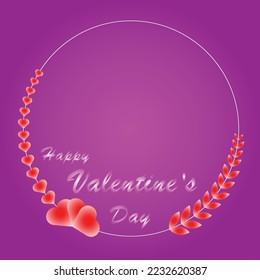 Graphic vector illustration Happy valentines day greeting