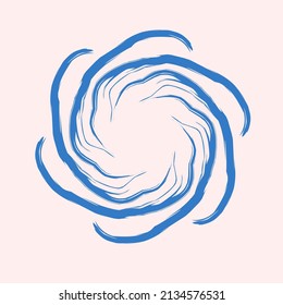 Graphic vector illustration of hurricane logo tornado logo storm logo