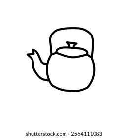 graphic vector illustration of a kettle.