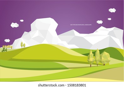 graphic vector illustration of landscape background