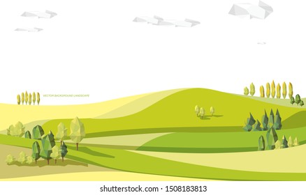 graphic vector illustration of landscape background. landscape abstract eps.