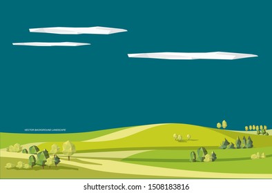 graphic vector illustration of landscape background