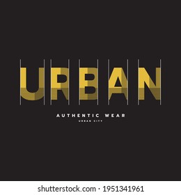 Graphic vector illustration of letters, urban, creative clothing, perfect for the design of t-shirts, shirts, hoodies, etc.