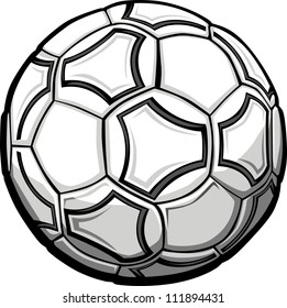 Graphic Vector Illustration of a Soccer Ball