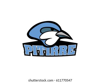 Graphic Vector illustration of a Sports Mascot Logo of a Pitirre