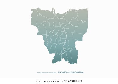 graphic vector of jakarta map.
indonesia city map.