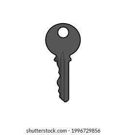 Graphic vector of key for your design