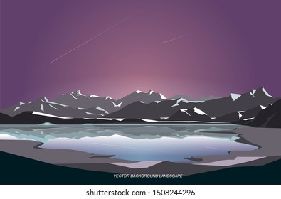 graphic vector of landscape illustration