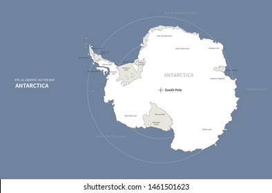 Full Map Of Antarctica Antarctica Map Images, Stock Photos & Vectors | Shutterstock