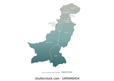 graphic vector map of pakistan.
pakistan border background.