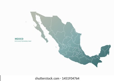 vector gráfico del mapa mexico.
mapa del país de América Central. 