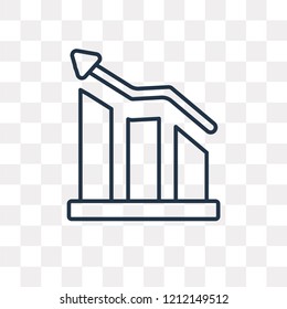 Graphic vector outline icon isolated on transparent background, high quality linear Graphic transparency concept can be used web and mobile