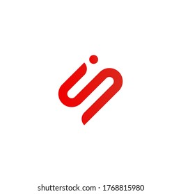 vector gráfico del logotipo de letras IS I y S perfecto para el inicio, negocio, logotipo de sitio web, icono de aplicación móvil, etc.