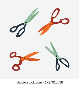 Graphic vector of scissor element, perfect for print, design fashion and etc