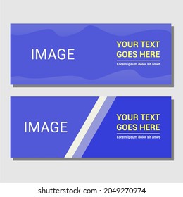 graphic vector of thumbnail or banner template design.
