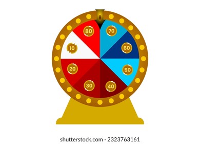 graphic vector of wheel of fortune.