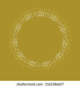 Graphic vignette with beer bubble gradient