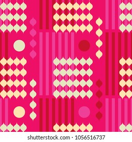 Graphic vintage vertical seamless pattern. Suitable for screen, print and other media.