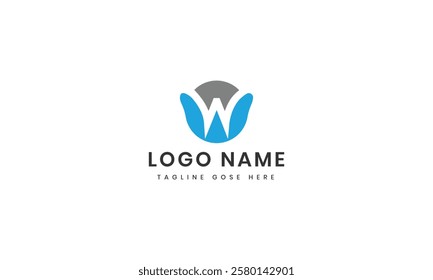 graphic w Logo template design