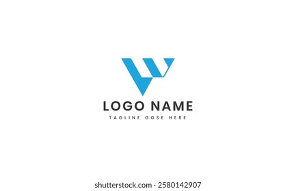 graphic w Logo template design
