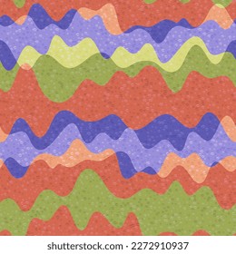 Patrón fluido de onda gráfica vectorial sin soldadura. Textura de rayas onduladas. Papel envuelto en un interminable patrón acuático. Diseño de impresión de tela en campanario. Fondo de las formas de fluido de salpicadura de flujo de onda.