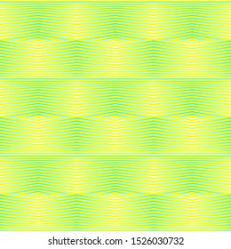 graphic weaving rows seamless in light green yellow shades