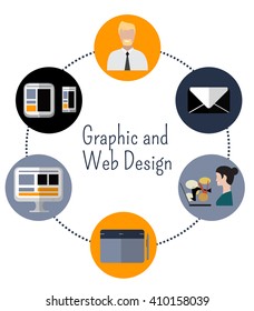 Graphic and web design elements