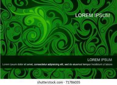 Graphic web template. EPS-10