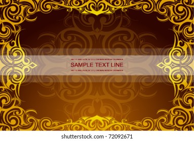 Graphic web template. EPS-10