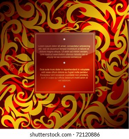 Graphic web template. EPS-10