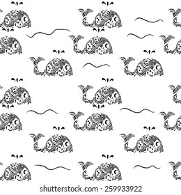 graphic whale