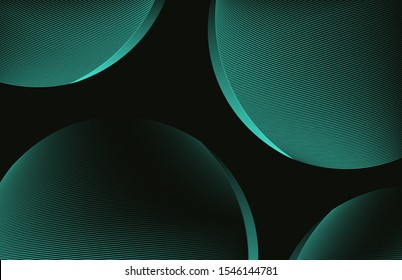 graphic wired bubbles background in blue black shades