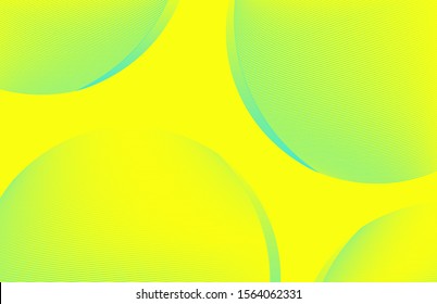 graphic wired bubbles background in blue yellow lemon shades