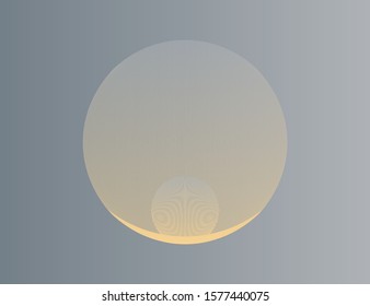 graphic wired spheres system in ivory silver shades