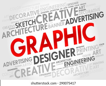 GRAPHIC word cloud concept