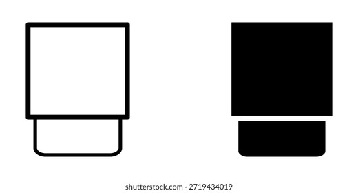 Icono de Vector de borrador de escritura gráfica